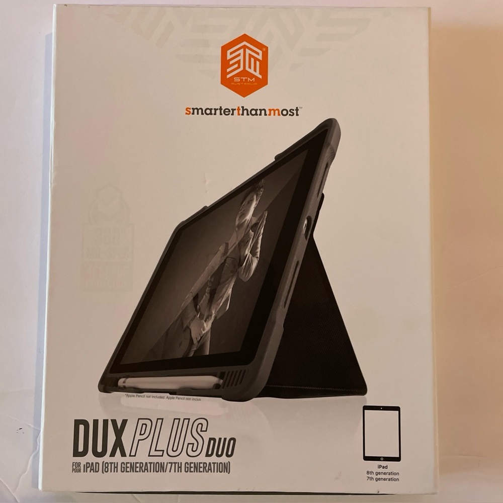 STM DUX PLUS Duo Case for iPad 7th/8th Generation *NEW* STM-222-236JU-01